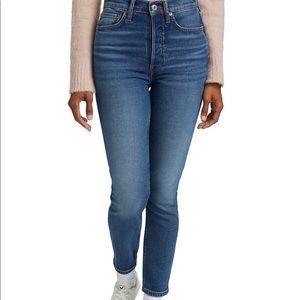 RE/DONE 90s high rise ankle crop